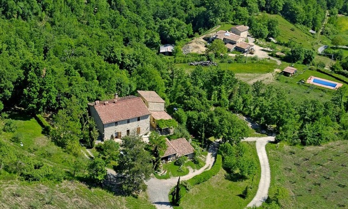 Castelnuovo di Val di Cecina Apartment | Inviting Apartment at a Picturesque Vacation Farm Retreat
