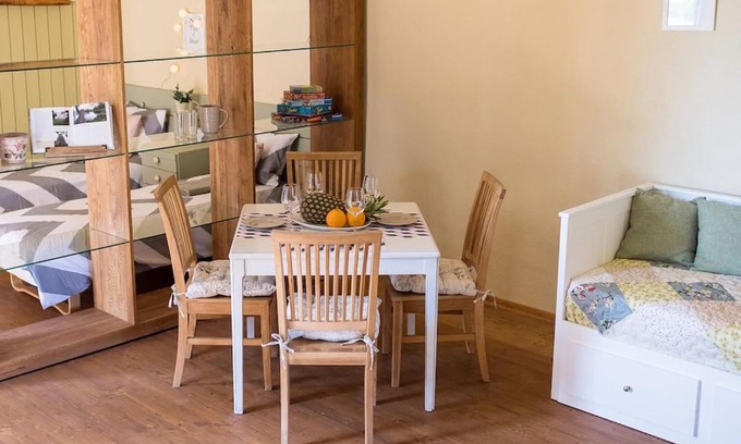 Viljandi Parish Apartment | Charming Lakeside Loft with Balcony and Ocean Views