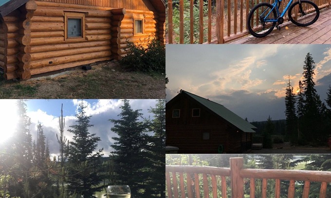 Lac Le Jeune Cabin | Inviting Log Cabin Retreat with Pool and Lake Views