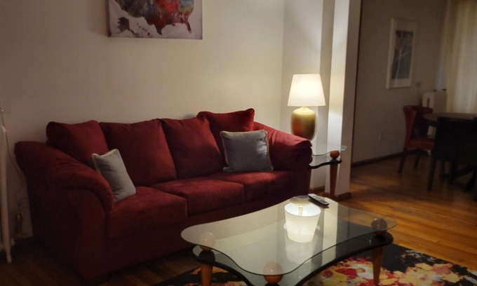 Midtown Apartment | Trendy Midtown Apartment with Private Patio & Breakfast