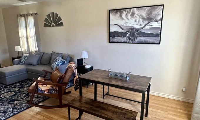 Sayre House | Cozy Modern Apartment: Pet Friendly, Family & Parking Space