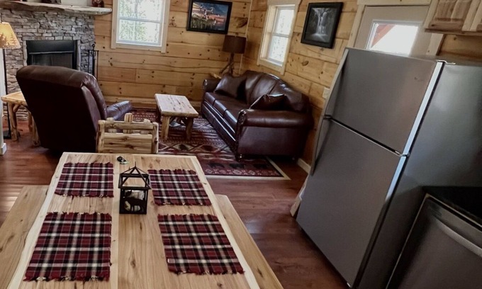 Topton Cabin | Charming Mountain Cabin with Lake View and Family Amenities