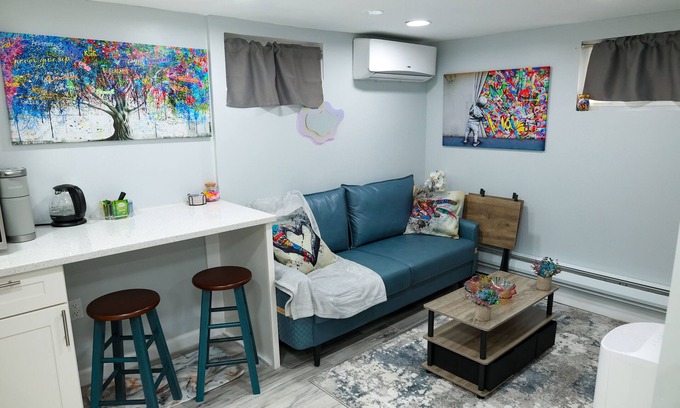 Lakeview Apartment | Charming NYC Retreat: Family-Friendly with Spa Amenities