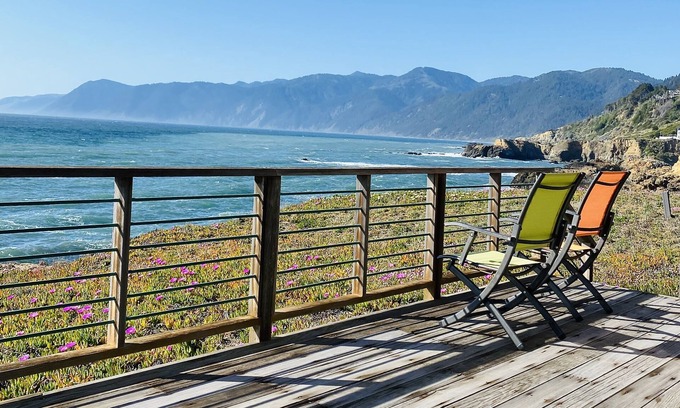 Shelter Cove House | Inviting Oceanfront Retreat Just Steps from the Shore