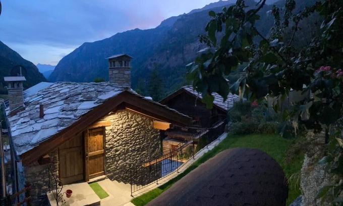 Valtournenche Apartment | Scenic Open-Plan Studio with Spa and Valley Views