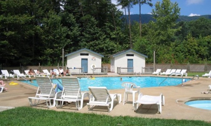 Cleveland House | Pet-Friendly Mountain RV with Pool & Spa near Lake Cleveland