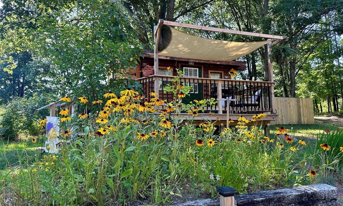 Inland Township Cabin | Unique Mini Log Cabin Retreat in Northern Michigan
