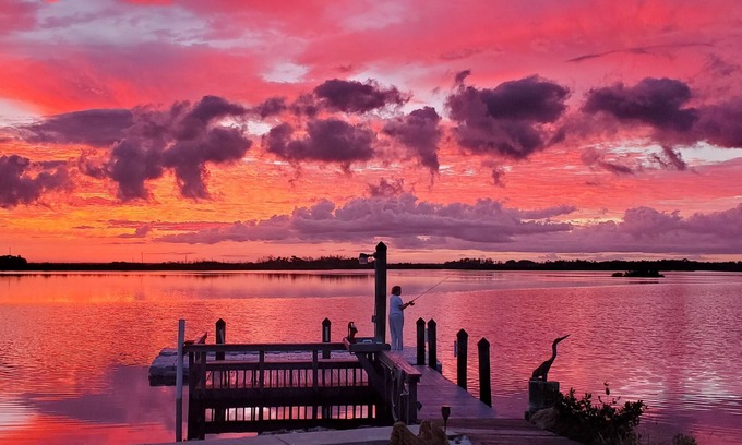 Crystal River House | Inviting Riverfront Retreat in Ozello with Private Dock