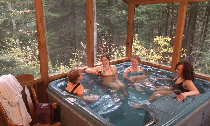 Victor Cabin | Romantic Cabin Retreat with Hot Tub and Scenic Views