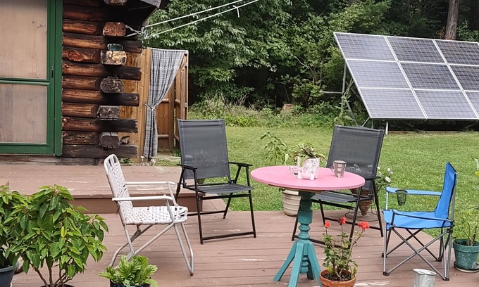 North Bangor Cabin | Cozy, rustic log cabin situated in the foothills of the Adirondack Mountains.