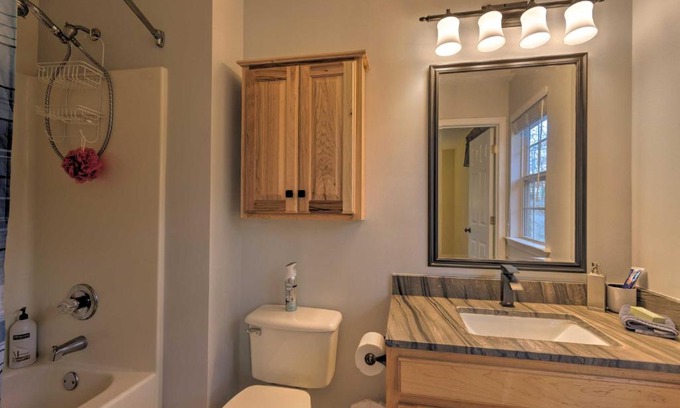Sapphire House | Inviting Sapphire Resort Home with Deck & Mountain Views