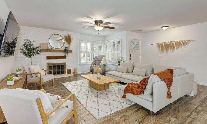 Riverside House | Perfect Scandi Boho Escape with Massage Chair & BBQ