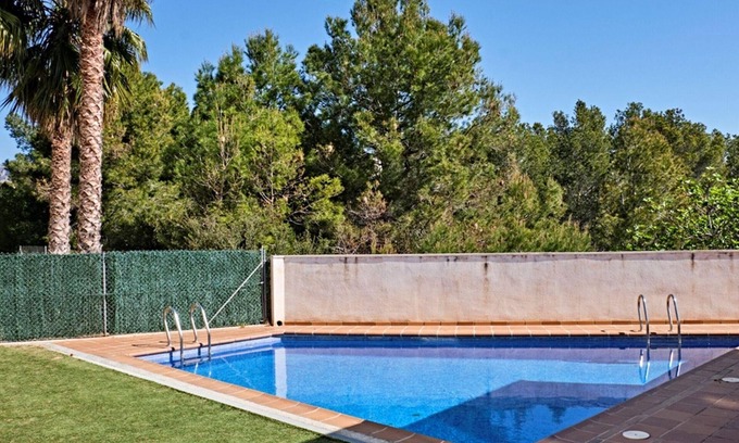 Calafat Apartment | Comfortable Apartment L'Ametlla de Mar with Pool & Kitchen