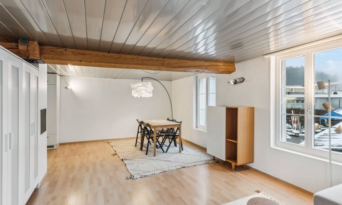 Dietikon District Apartment | Charming Studio with Kitchen & Child-Friendly Amenities
