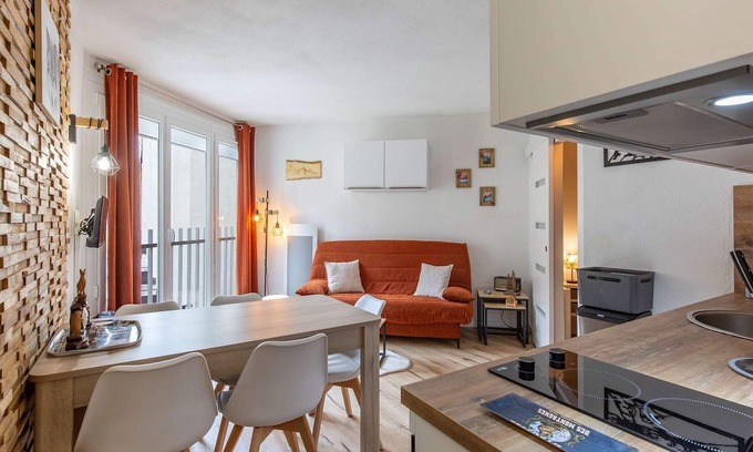 Bareges Apartment | Cozy studio for 4 in Barèges, ski and mountains