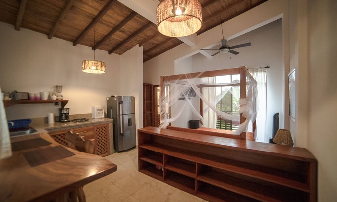 Ayampe Apartment | Inviting Studio Steps from the Beach with Ocean Views