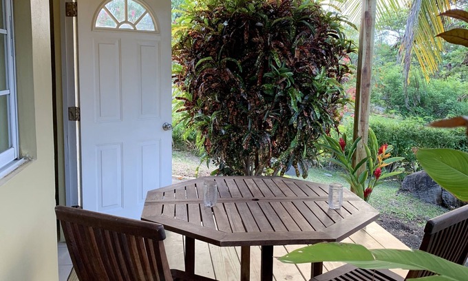 Morne Rouge Apartment | Charming Studio Retreat with Pool & Beach Access Awaits