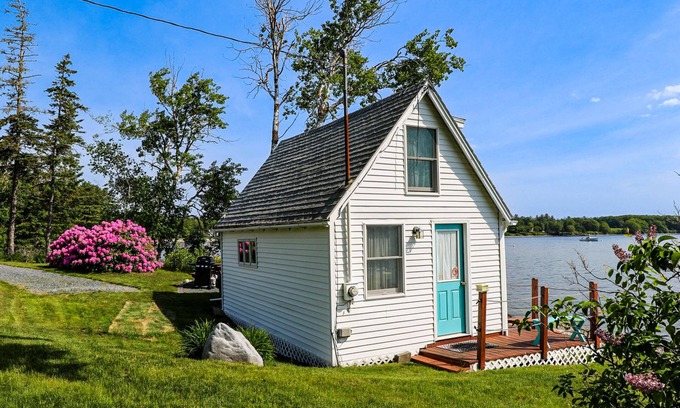 Surry House | Inviting Studio with Lofted Space and Scenic Water Views