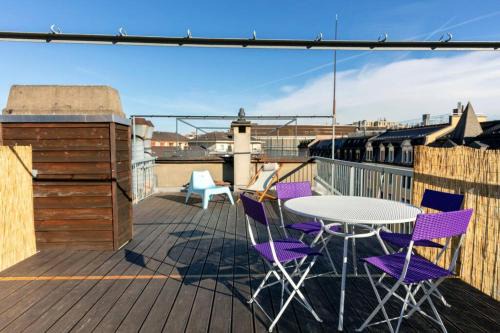 Alt-Wiedikon Apartment | Charming Studio Retreat with Roof Terrace for 3 Guests