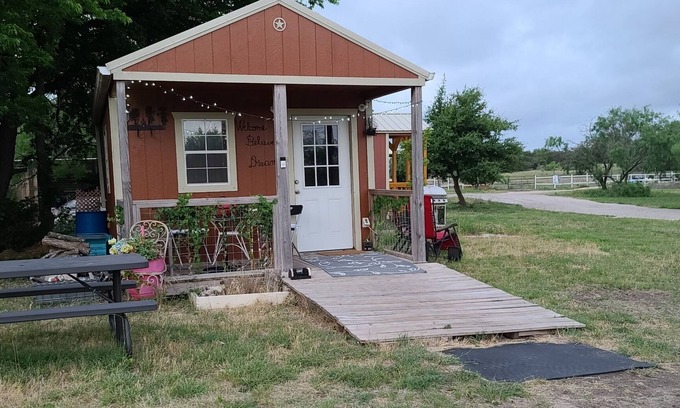 Kempner Cabin | Charming Tiny Cabin with Porch, Firepit & Ocean Views