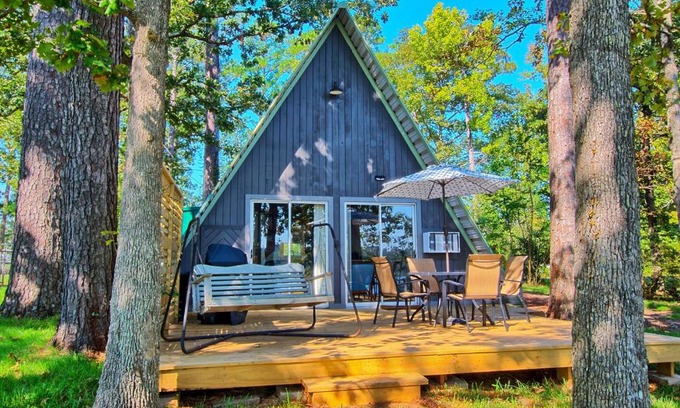 South Toledo Bend House | Charming Toledo Bend A-Frame with Waterfront Views!