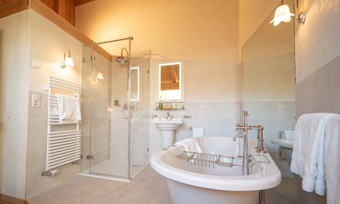 Schoenried Apartment | Charming 1-Bedroom Apartment at Hotel Alpenrose Awaits