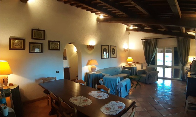 Saturnia Villa | Picturesque Villa with River Views and Spa Amenities