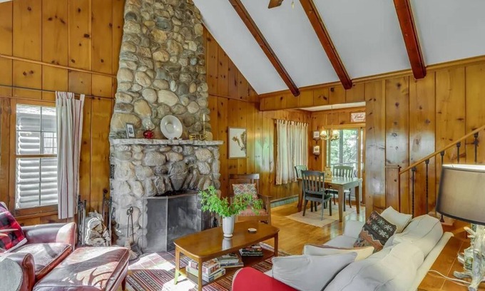 Michiana Shores Cottage | Ideal Retreat for Four: Fireplace, Firepit & Serene Escape