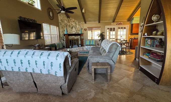 Taylor Creek House | Inviting Waterfront Retreat with Lake Access and Pet-Friendly Options