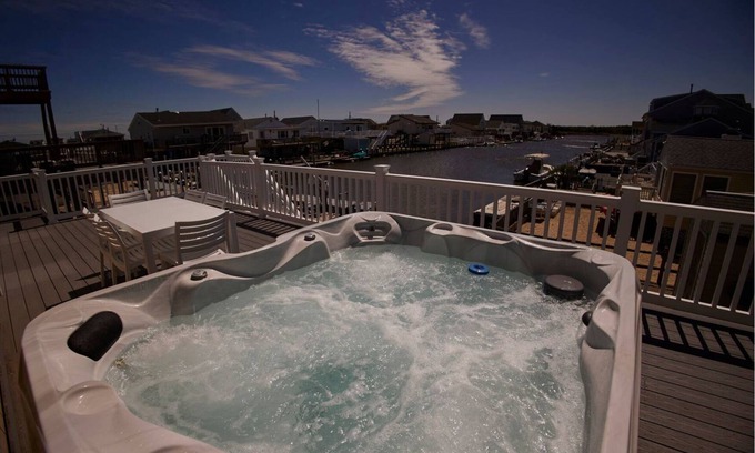 Tuckerton Beach House | Inviting Waterfront Retreat with Pool, Hot Tub & Ocean Views