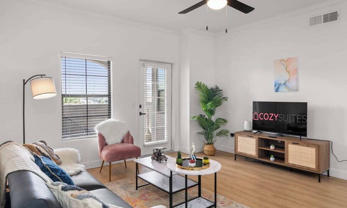 Chandler Apartment | CozySuites Chandler: Relax with Pools, Spa & Arcade Fun