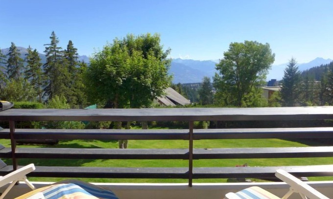 Randogne Apartment | Inviting Cransalpin by Interhome with Lake View & Spa