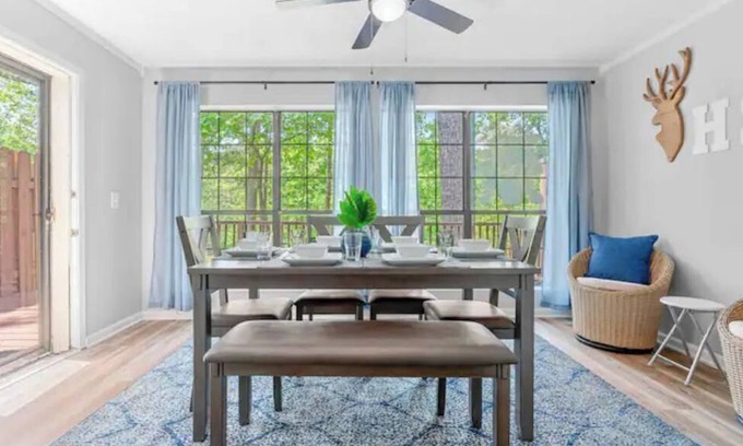 Hot Springs Village House | Scenic Creek & Golf View Retreat Near Fishing Lake