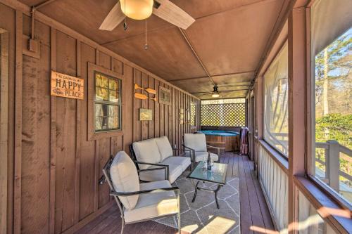 Foxfire Estates House | Tranquil Creekside Cabin: 4-Star Retreat in Blue Ridge