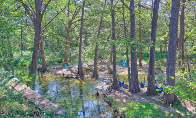 Wimberley Cottage | Creekside Cottage | Perfect Cabin with Spa & Creek Access