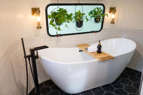 Pisgah Forest Villa | Tranquil Stay at Creekside Fern with Hot Tub Access