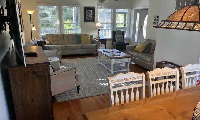 Folly Beach House | Experience the Crescent Moon: Pet-Friendly Oceanfront Retreat