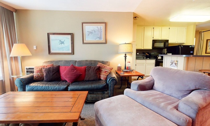 Mammoth Lakes Condo | Pet-Friendly Crestview 25: Ideal Stay Near Village & Lifts