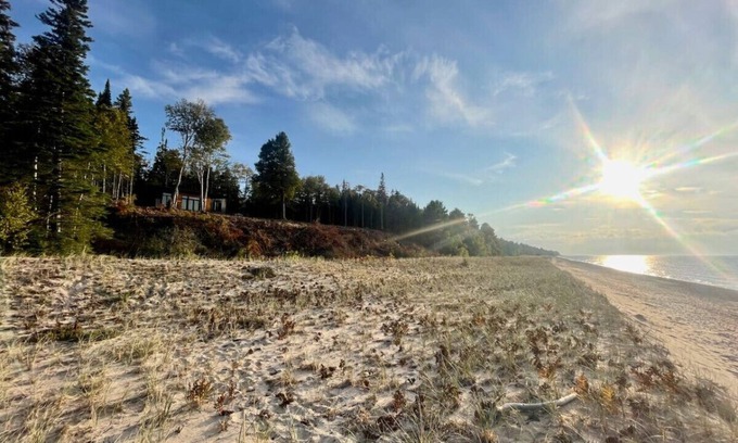 Newberry Cabin | Exceptional Stay at Crisp Point Beach Cabin with Ocean Views