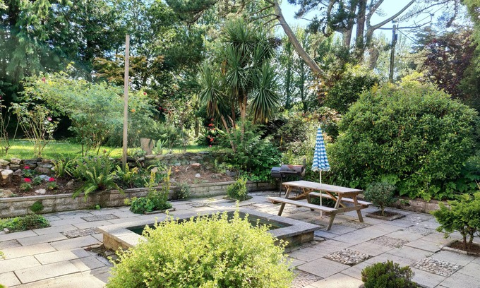 Goonhavern Cottage | Relax at Croft Cottage Amidst Mature Gardens