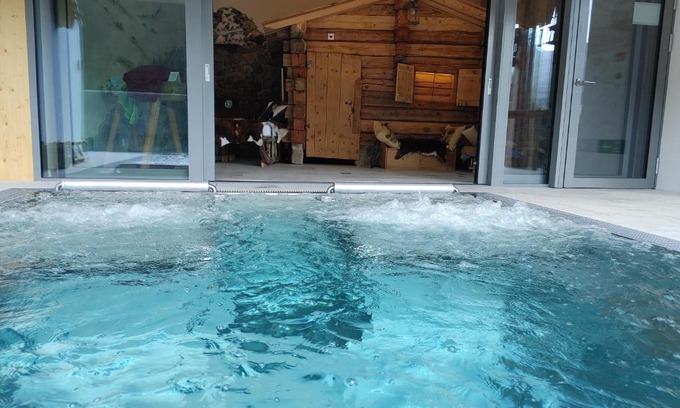Val Muestair Apartment | Pet-Friendly Crusch Alba Studio with Spa & Hot Tub