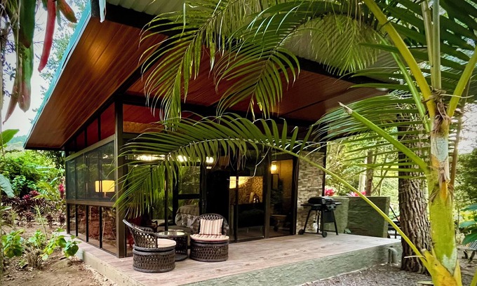 Pacuare Reserve Apartment | Secluded Crystal Slow-Cabin by a Mountain Stream Retreat