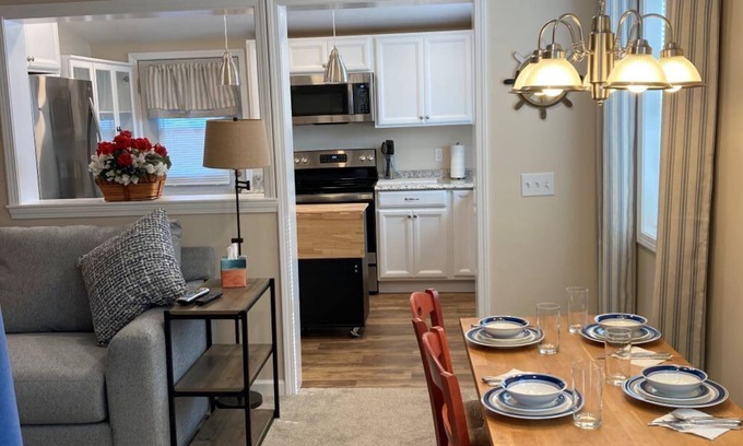 Lake Township Apartment | Relax at Crystal View Lakeside: Steps to Beach & Sunsets