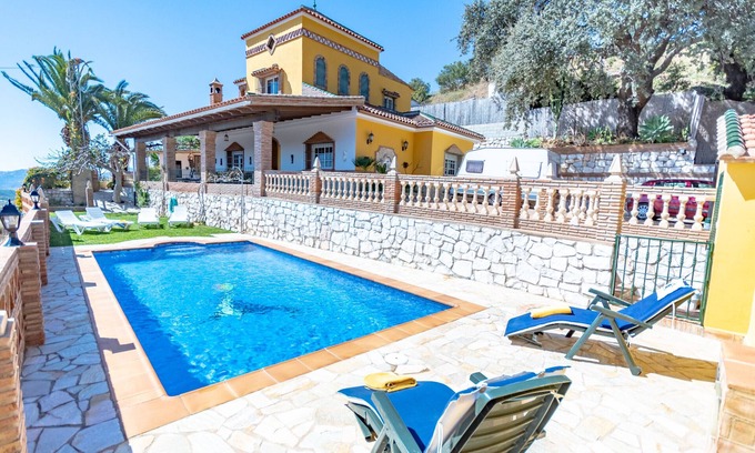 Mijas Villa | Villa Ana Valtocado: Breathtaking Views & Private Pool