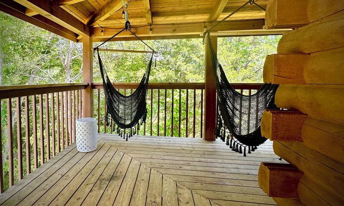 Sevierville Cabin | Cozy Boutique Log Cabin with Hot Tub and Game Loft Escape