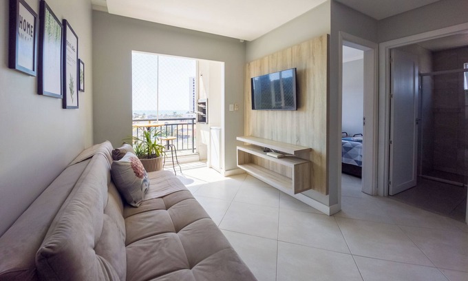 Penha Apartment | Pet-Friendly Oceanfront Retreat at Curta Praia do Quilombo