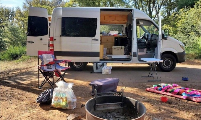 Loma Portal House | Eco-Friendly High-Top Sprinter Van with Oceanfront Views