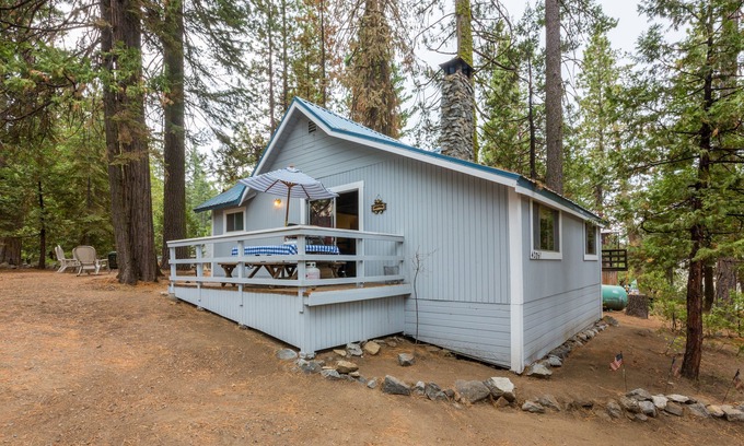 West Village Cabin | Charming Cabin Retreat in West Village with Pool Access