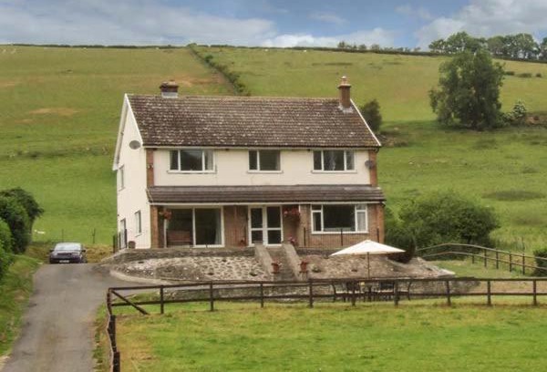 Knighton House | Elegant Cwmgilla Farm: Pet-Friendly Stay with Pool Access