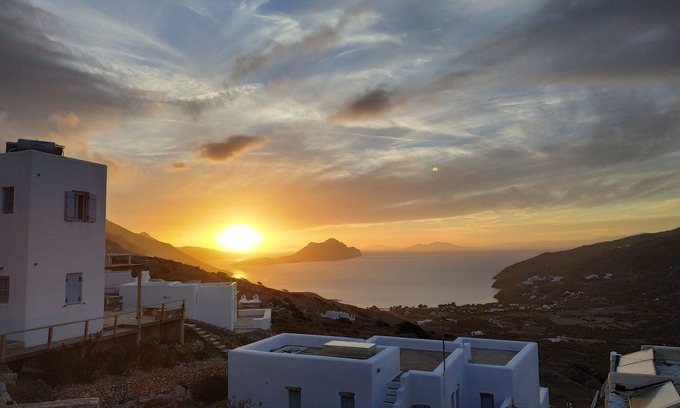 Aegiali House | Unwind in a Cycladic House with Breathtaking Amorgos Sunsets